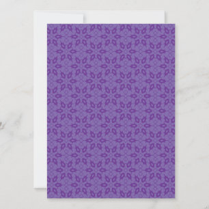 Elegante Paarse Geometrische Uitnodigingskaart Kaart