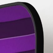 Elegante paarse gepersonaliseerde scriptnaam pickleball paddle (Links Detail)