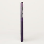 Elegante Paarse Glitter Bokeh Vonken Met Naam Case-Mate iPhone Case (Achterkant/links)