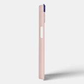 Elegante Paarse Glitter Druppels Roze Goud Case-Mate iPhone Case (Achterkant / Rechts)
