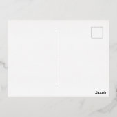 Elegante Paarse & Gouden Indische Paisley Damask P Folie Feestdagen Briefkaart (Achterkant)