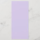 Elegante paarse hortensia groen wedding menu (Achterkant)