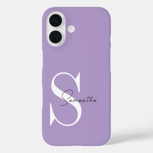 Elegante Paarse iPhone-hoes met gepersonaliseerde Case-Mate iPhone Case (Achterkant)