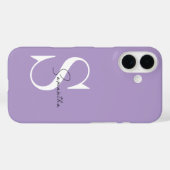 Elegante Paarse iPhone-hoes met gepersonaliseerde Case-Mate iPhone Case (Achterkant (horizontaal))