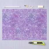 Elegante Paarse Iridiserende Gradiënt Glitter Tissuepapier (Craft)