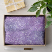 Elegante Paarse Iridiserende Gradiënt Glitter Tissuepapier (Geschenk)