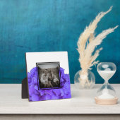 Elegante paarse lavendel lila bloemhortensia's fotoplaat (Insitu)