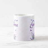 Elegante Paarse lavendel We houden van je oma Koffiemok (Center)