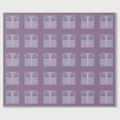 Elegante Paarse libel Cadeaupapier (Vlak)