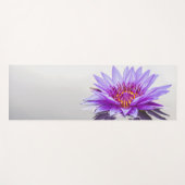 Elegante Paarse Lotus Yogamat (Voorkant (horizontaal))