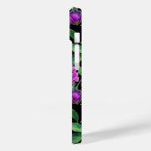 Elegante paarse magenta waterverf bloemen Case-Mate iPhone case (Achterkant / Links)