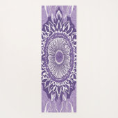**Elegante Paarse Mandala Yoga Mat (Achterkant)