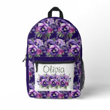 Elegante Paarse Pansy Pansies Floral