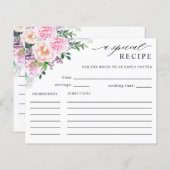 Elegante Paarse Pastelkleurige Bruidsdouche Recept (Voorkant / Achterkant)