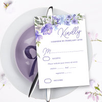 Elegante Paarse Peri Bloemen Entree Selectie