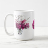 Elegante Paarse Phalaenopsis Orchideeën Mok (Links)