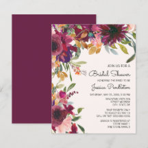 Elegante Paarse Roze Gouden Bloemige Bruiloftsdouc