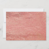 Elegante Paarse Roze Gouden Bloemige Geometrische  Save The Date (Achterkant)