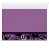 Elegante Paarse Rozen Valentijns (Binenzijde Horizontaal (Onderkant))