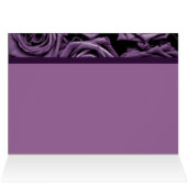 Elegante Paarse Rozen Valentijns (Binnen Horizontaal (Boven))