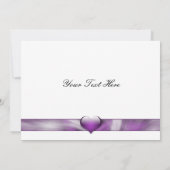 elegante paarse sneeuwvlokken Business Hartelijk d Kaart (Achterkant)