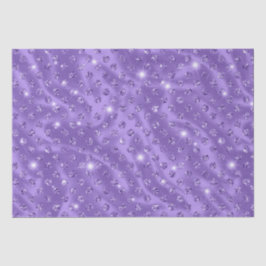 Elegante Paarse Stip Metallic Glitter Patroon Tissuepapier