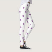Elegante paarse stippen leggings (Rechts)