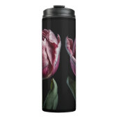 "Elegante Paarse tulp" 12 oz. droogtrommel Thermosbeker (Voorkant)