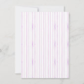 Elegante Paarse | Violet Floral Verjaardag Bedankkaart (Achterkant)