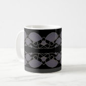Elegante Paarse Waier Koffiemok (Voorkant links)