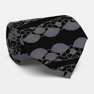 Elegante Paarse Waier Stropdas