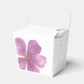 Elegante Paarse Waterverf Bloemendoos Bedankdoosjes (Voorkant Zijde)