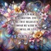 Elegante Paarse Waterverf bloemenschrift Pasen Feestdagenkaart