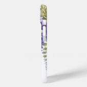 Elegante paarse waterverf bloemenwisteria Case-Mate iPhone case (Achterkant / Links)