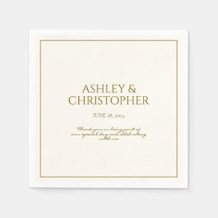 Elegante Paarse Waterverf Wildflower bruiloft Servet