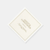 Elegante Paarse Waterverf Wildflower bruiloft Servet (Hoek)