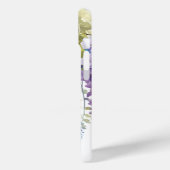 Elegante paarse waterverf wisteria blauw bloemig Case-Mate iPhone case (Achterkant / Links)