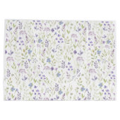 Elegante Paarse Wilde Bloem Groot Cadeauzakje (Achterkant)
