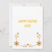 Elegante Paasbrunch & Egg Hunt Uitnodiging (Achterkant)