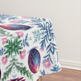 Elegante Paasei Botanische Kunst Tafelkleed