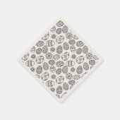 Elegante Paaseieren Bloemenpatroon | Papieren Serv Servet (Hoek)