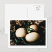 Elegante paaseieren feestdagenkaart (Voorkant / Achterkant)