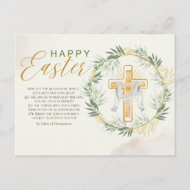 Elegante paasgroet feestdagenkaart