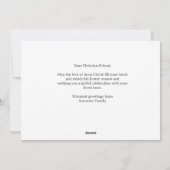 Elegante paasgroet feestdagenkaart (Achterkant)