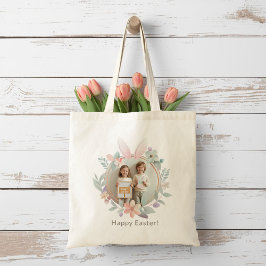 Elegante Paashaas Krans Foto Boodschappentas Tote Bag