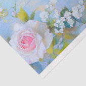 Elegante paaskikker in gele jas Decoupage Tissuepapier (Detail)