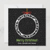 Elegante Paisley familiefoto (Voorkant)