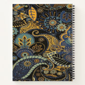 Elegante paisley notitieboek (Achterkant)
