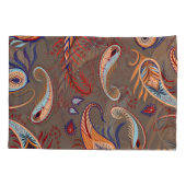 Elegante Paisley Print: Patroon Kussensloop (Achterkant)