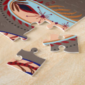 Elegante Paisley Print: Patroon Legpuzzel (Zijkant)